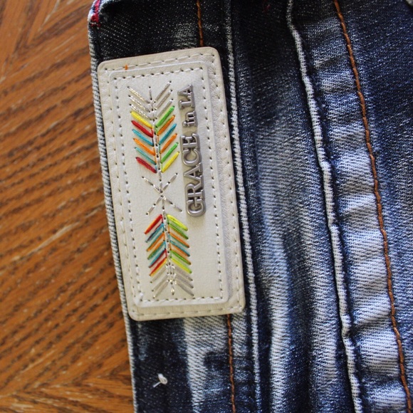 Aztec Pattern Jeans - Picture 5 of 8